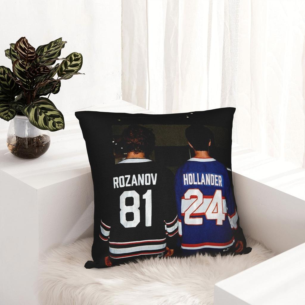 Heated Rivalry Pillow Cover Printed Cushion Cover Decoration Hollander and Ilya Rozanov Throw Pillow Case Cover Chair Multi-Size