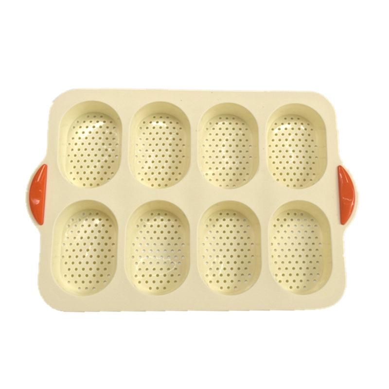 

8 сеток, антипригарная силиконовая форма для торта, форма для французского хлеба, термостойкая форма для гамбургеров, кексов, поднос, кухонная форма для кексов, сделай сам, форма для выпечки