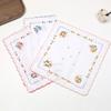 28cm Size Cotton Handkerchiefs 12 Pack Pure Cotton Tooth Edge Handkerchiefs Printed Design Tooth Edge Trim