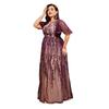 Size 100kg Elegant Evening Dress for Plus-Size Women, Suitable for Banquets, Annual Meetings, Host Performances, and Large-Scale Choral Performances