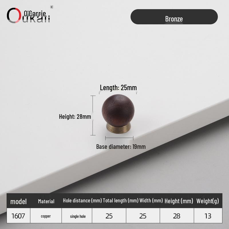 Colorful Ceramic Knob for Cabinets & Drawers - Round, Single Hole Design