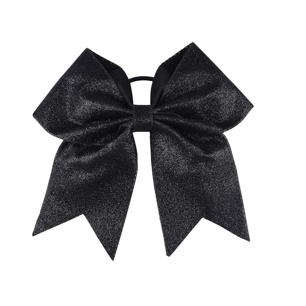 Elastico per Capelli con Fiocco a Coda di Rondine Glitterato per Bambini