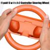 2Pcs Steering Wheel for NS2 Handle Controller Racing Game Wheel Ergonomic Handle Design Comfortable Long Play