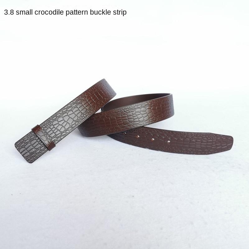 

Мужской ремень из воловьей кожи с верхним слоем 3,8, маленькая полоска с пряжкой и пластиной с узором, кожаный верхний слой из воловьей кожи, полоска для ремня