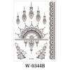 Lace Fake Tattoo Henna Tattoo Stickers Black Mehndi Stickers Body Art Sticker  Finger Hand