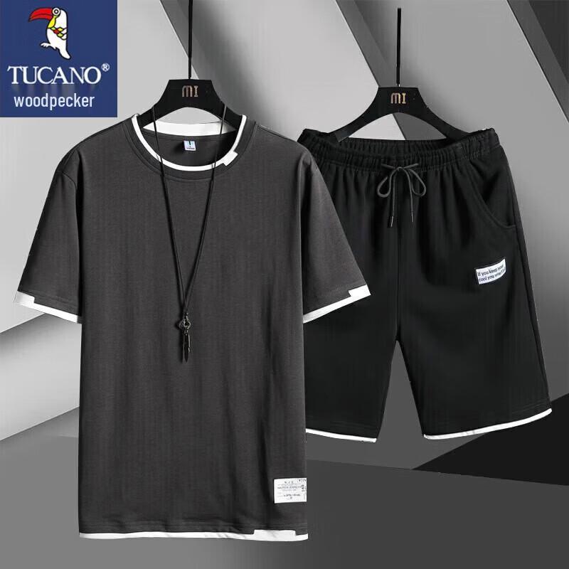 TUCANO Men's Summer Short Sleeve T-Shirt & Shorts Set