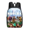 Roblox Kinderschoolrugzak Jongens Meisjes Lichtgewicht Oxford Stof Dubbele Riem Tas Met Luchtgevulde Riemen