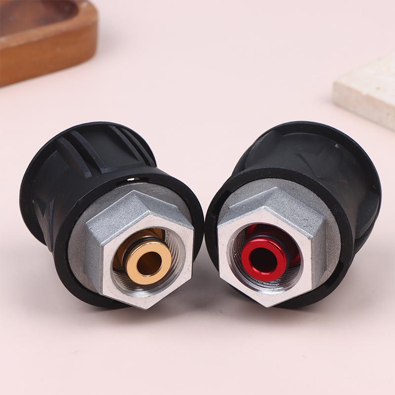 Car Wash Water Spray Head M22-14Mm Quick Connect Adapter For Karcher/Lavor/Nilfisk 2320Psi O-Ring Leakproof Washer Fitting
