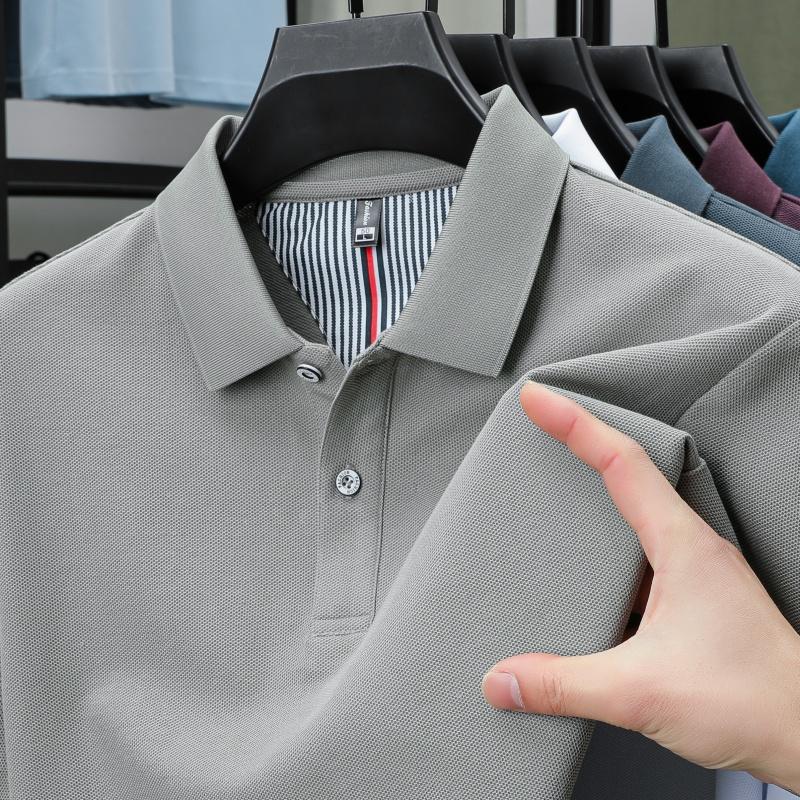 100% Pure Cotton Luxury Brand Men's Short Sleeved Autumn Fashion Luxury Fashion Boutique Design Original Top-level Golf T-shirt