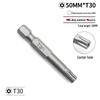 S2 Torx T5-T40 & Phillips Screwdriver Bit Set with Holes - Electric Compatible