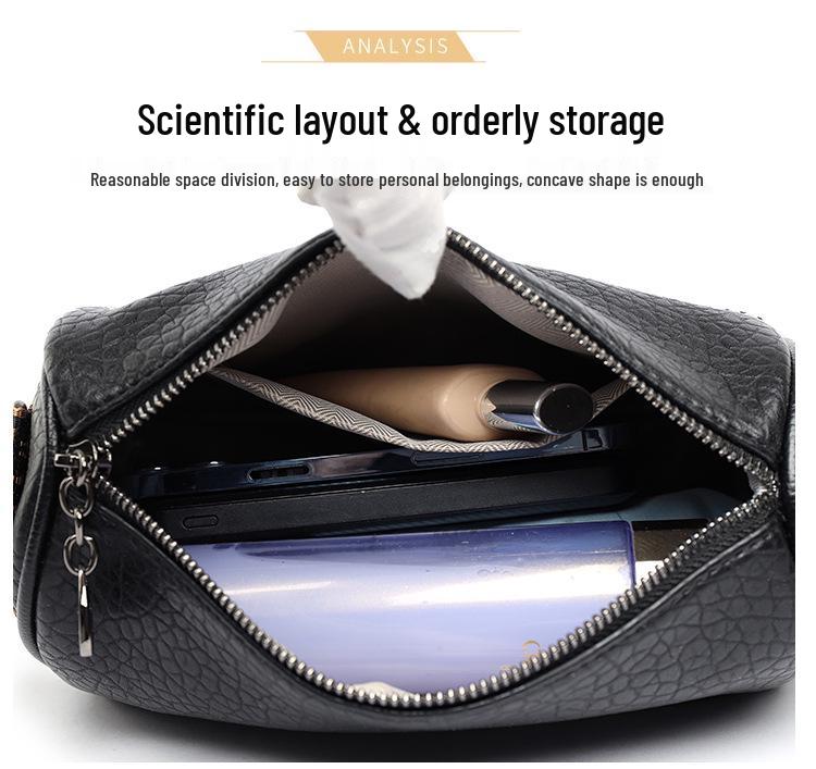 Women's Trendy Wide Shoulder Strap Handbag: Korean Fashion Crossbody Bag