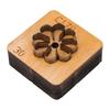 Flower Leather Cutting Die Wooden Base Steel Blade Multifunctional Leather Punching Mold Die Cutter for Decors Crafts