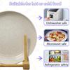 Dishes Wheat Straw Dinner Plates Set Eco Friendly Full Tableware Of Plates Set Kitchen Accessories Plates Dinnerware 4Pcs Dinner