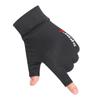 Summer Ice Silk Two-Finger Exposed Gloves