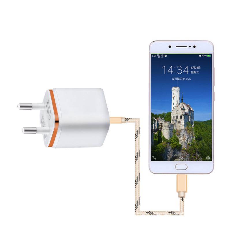 US/EU Plug USB Charger Dual USB For Phone Adapter For Huawei Mate 30 Tablet Portable Wall Mobile Charger Smart Universal Charger