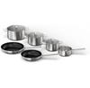 BSH Pro Induction Pot Set, 9 Pieces (17005723/HZ9SE060)