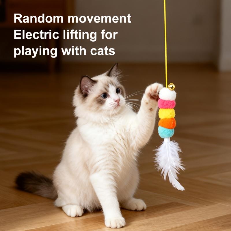1PCS New Cat Yoyo Electric Smart Hanging Door Retractable Automatic Toy Lifting and Degrading Stuffy Cat Artifact Hanging