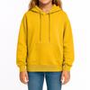 Children's Fashion Solid Color Long Sleeved Hooded Pullover With Pockets Casual Adult Sweatshirt Top