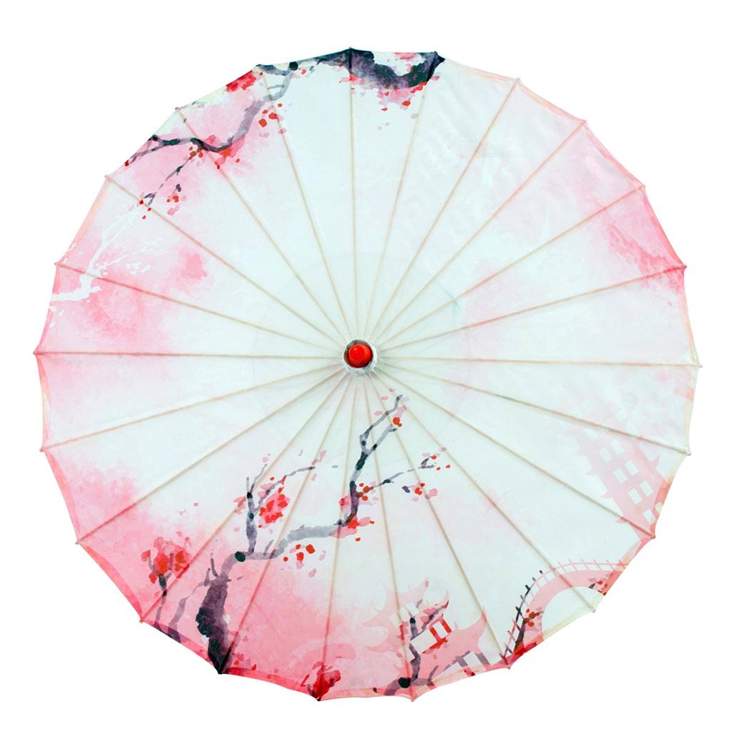 Parasol z papieru olejnego w stylu chińskim, wodoodporny, dekoracyjny, rzemieślniczy, parasol do Hanfu, Qipao, na pokazy, klasyczny parasol do tańca, do zdjęć