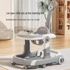 3-in-1 Foldable Baby Walker & Foot Car (6-18 Months) - Anti-Rollover