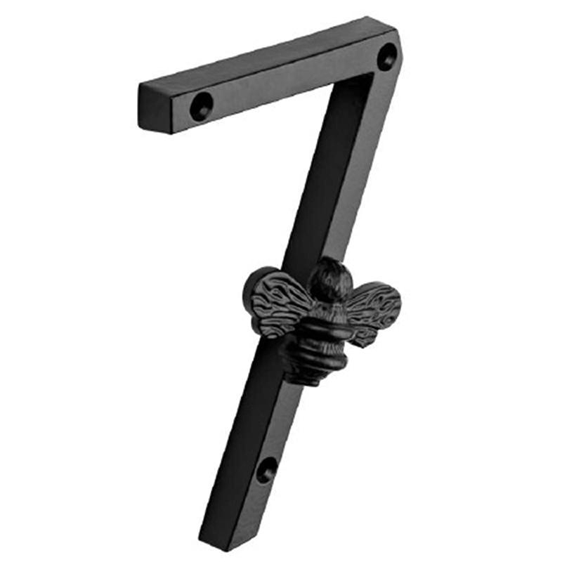 Bee House Number Sign Brass Bee House Number Metal Crafts Modern Door Sign Numbers Signs Plaques Numbers Metal 0-9