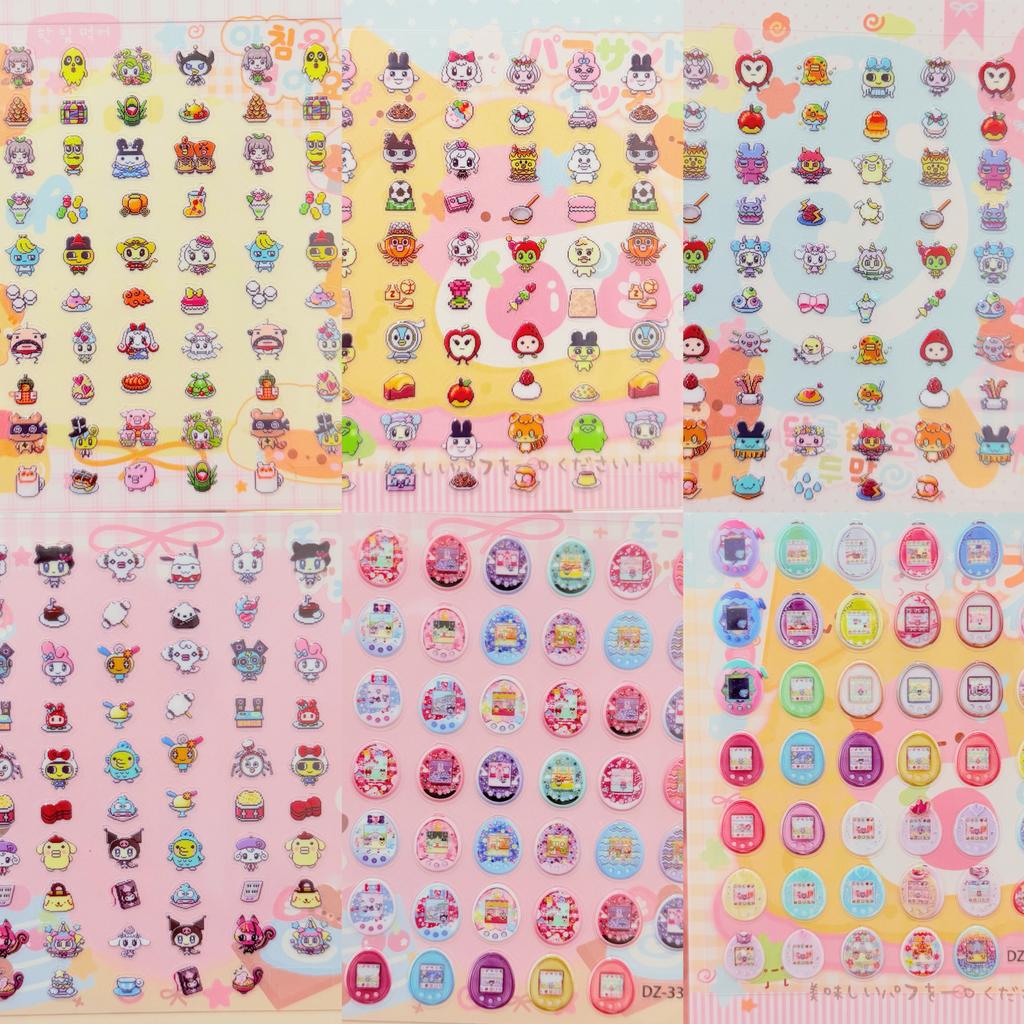 Uni Stickers Character Stickers Angel, Devil Carnival Fairy Tale World Dlc Character Dessert Stickers Cute Gifts