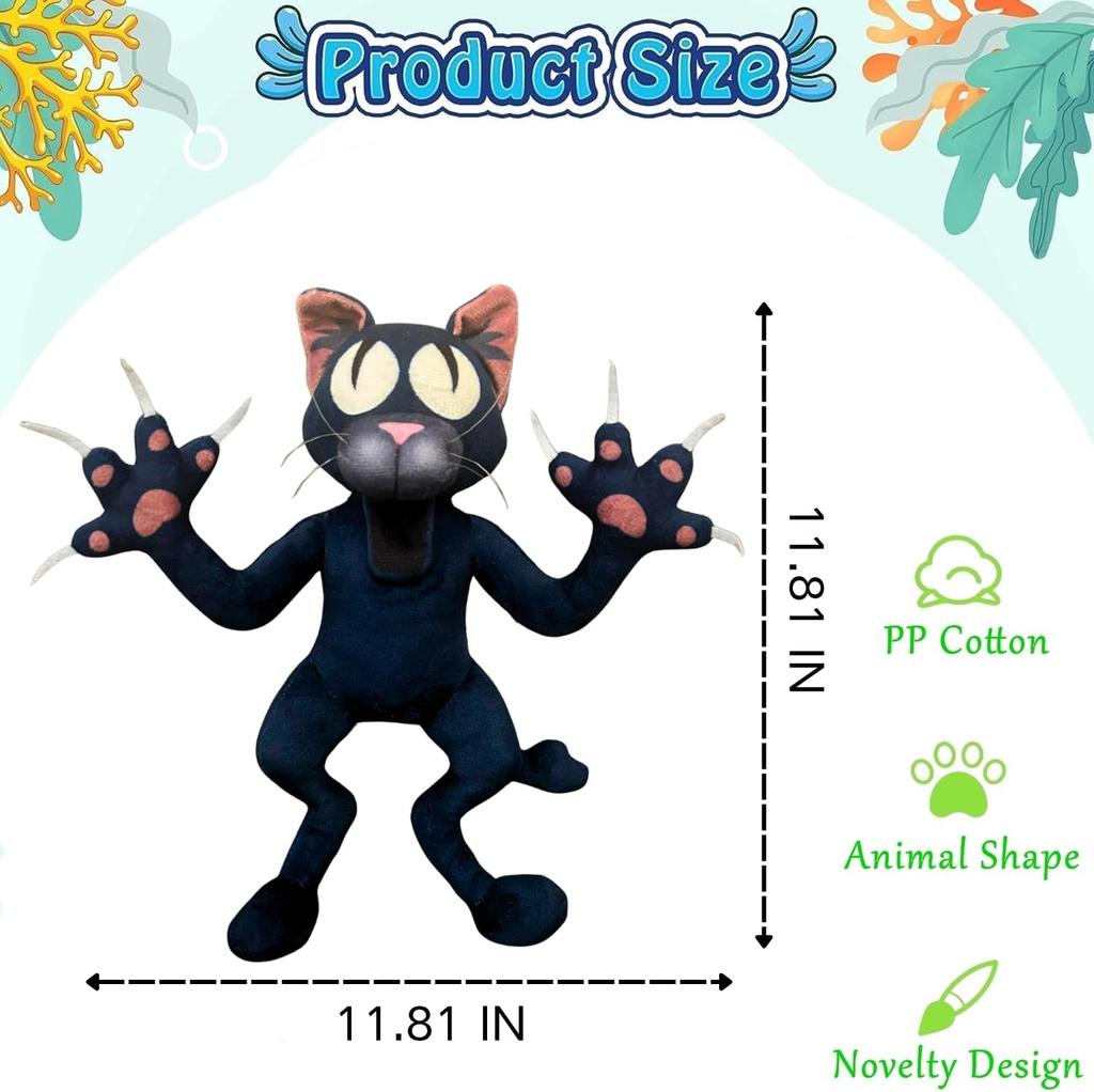 99 Nights In The Forest Cat Plush The Cat Monster Plushies Toys Soft Stuffed Animals Doll Birthday Gift For Kids And Game Fans