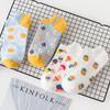 Lady Fashion  Wind Pineapple Bird Poached Egg Cow Cartoon Colorful Cotton Sock Girls Ankle Socks