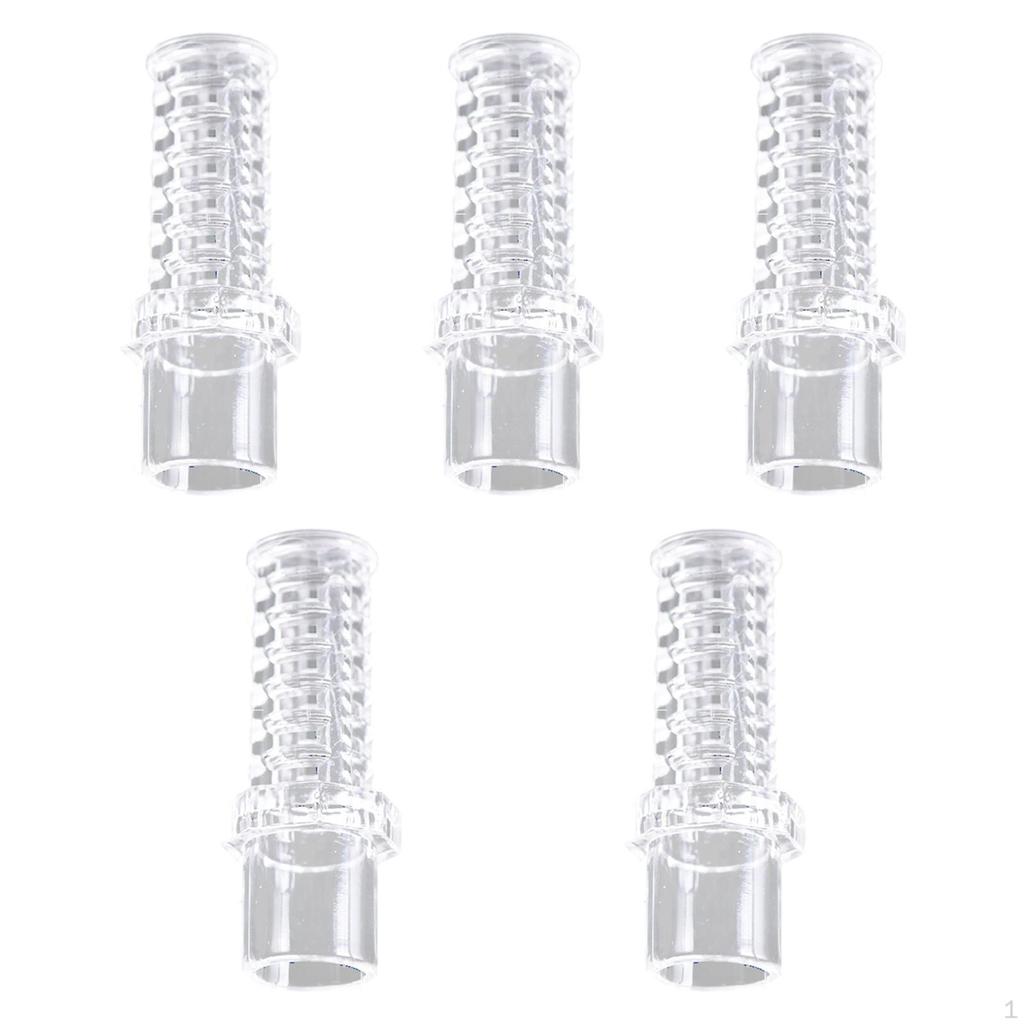 5 Pieces Aquarium Drain Connector Fittings Easy to Use Fish Tank Overflow Adapter for Water