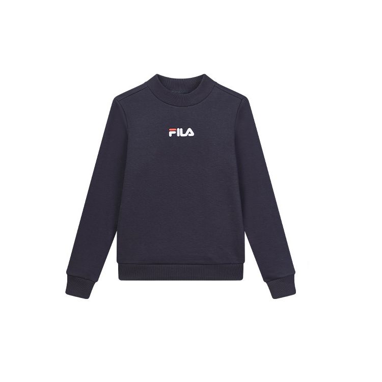 

FILA Повседневный пуловер с вышитым логотипом, женский свитшот Heritage-Blue F11W018202F-NV