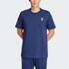 Adidas T Shirts Men's Dark Blue Crew Neck Moderate Straight Fit IM9868