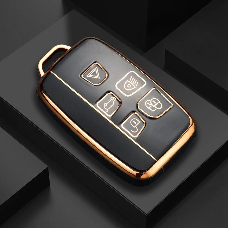 Car Remote Key Case Cover Shell For Land Rover Range Rover Discovery 4 Jaguar Sport Evoque Freelander Velar XE XJ XF Guitar TPU