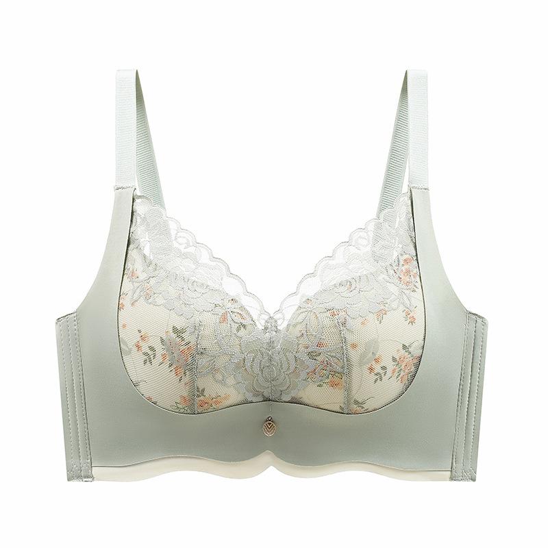 Thin Breathable Small-breasted Push-up Bra for Preventing Outward Expansion and Enhancing Breast Size
