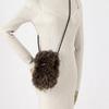 Cute Teddy Faux Fur Crossbody Bag Winter Small Square Phone Purse Womens Vintage Style Flap