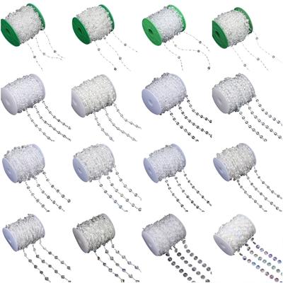 Perlenkette Klarer Kunststoff Bastelperlenkette Handgefertigter Schmuckzubehör Für Kunsthandwerk Halskette Armband Schmuckherstellung