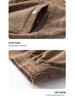 Men's Retro Corduroy Jacket: Spring/Autumn Versatile Loose Casual British Style with Turn-Down Collar.