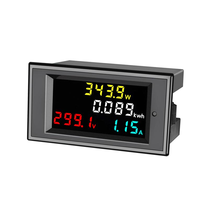 4 in 1 LCD Voltage Ammeter Power Meter DC 14-600V 20A 50A 100A Voltage Current Power Display Meter LED Display