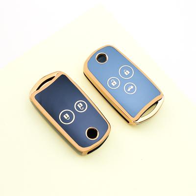 Gold Edge Fashion TPU Auto Shell Fob For Acura TL TSX ZDX RSX CRZ Car Flip Key Case Cover For Honda HRV Jazz Odyssey Civic Fit Accord CRV