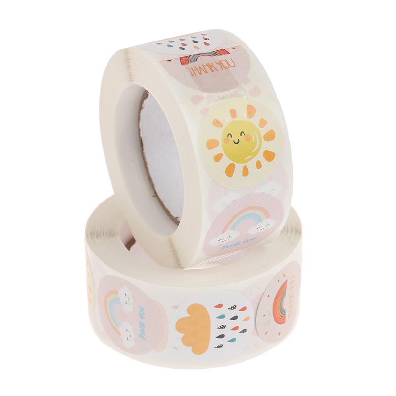 500 Stück Wetter Danke Aufkleber Siegel Etiketten Handgemacht Scrapbooking Dekoration