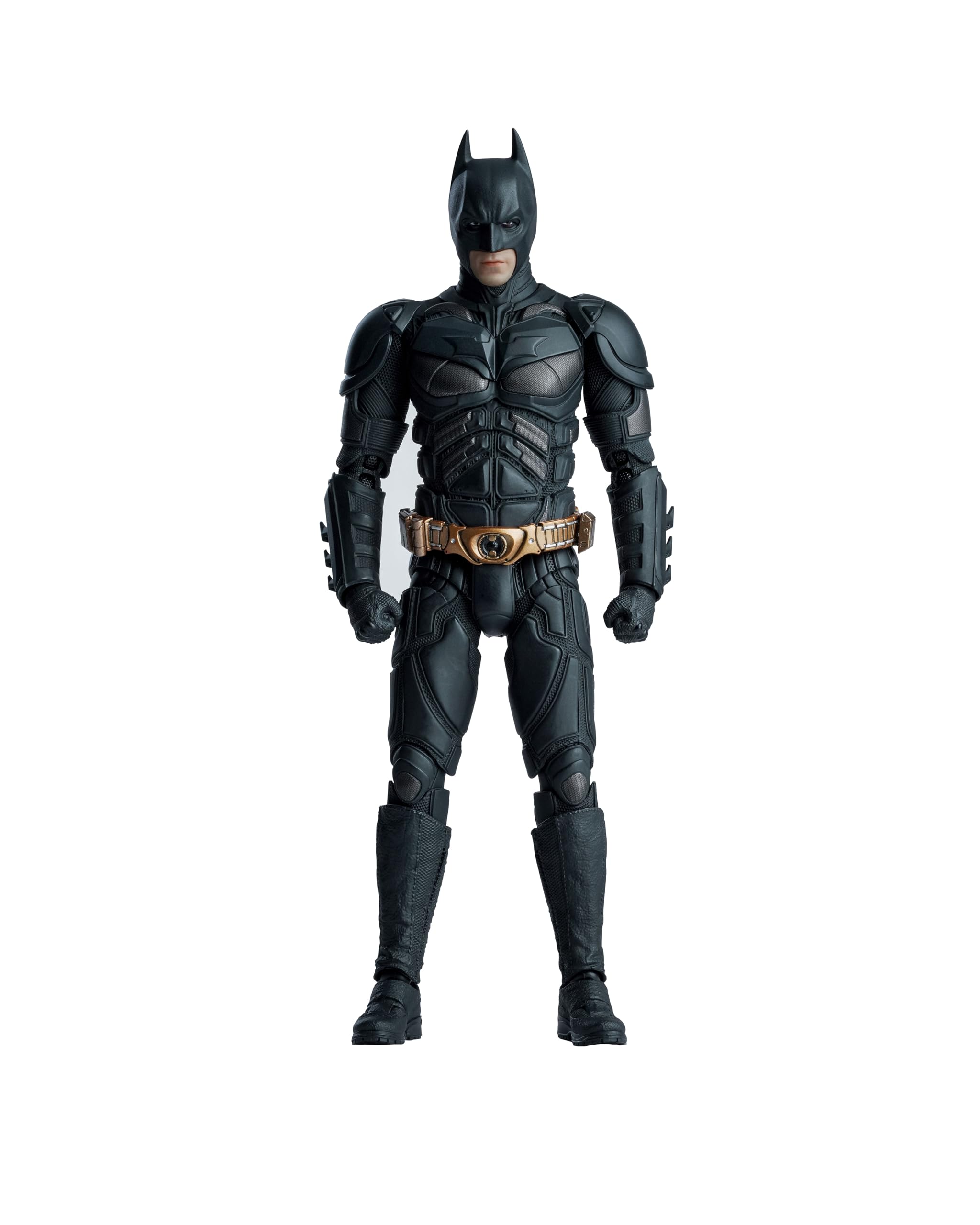 Batman Dark Knight Scale Collectible Deluxe PVC Movable Figure (The Rises) 1/12 Figure, Edition, & ABS, Painted, Complete, чёрный