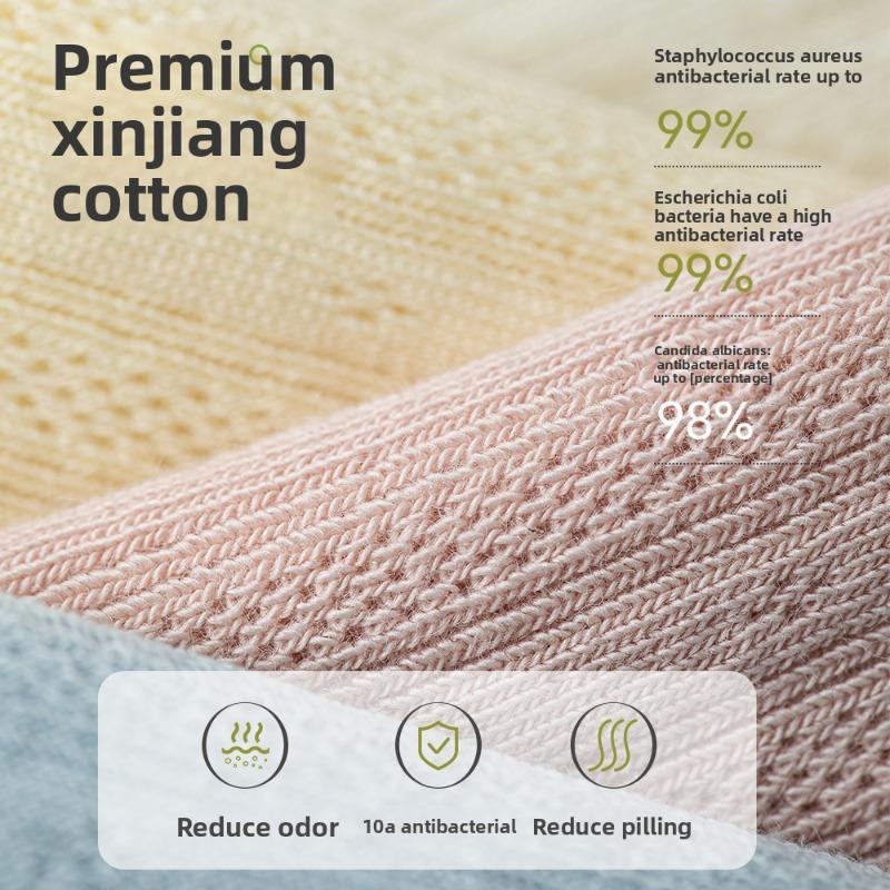 Sock - Summer Lightweight Mesh Breathable Pure Cotton Short Socks with Ventilation, Sweat Absorption, Odor Prevention and Antibacterial Properties