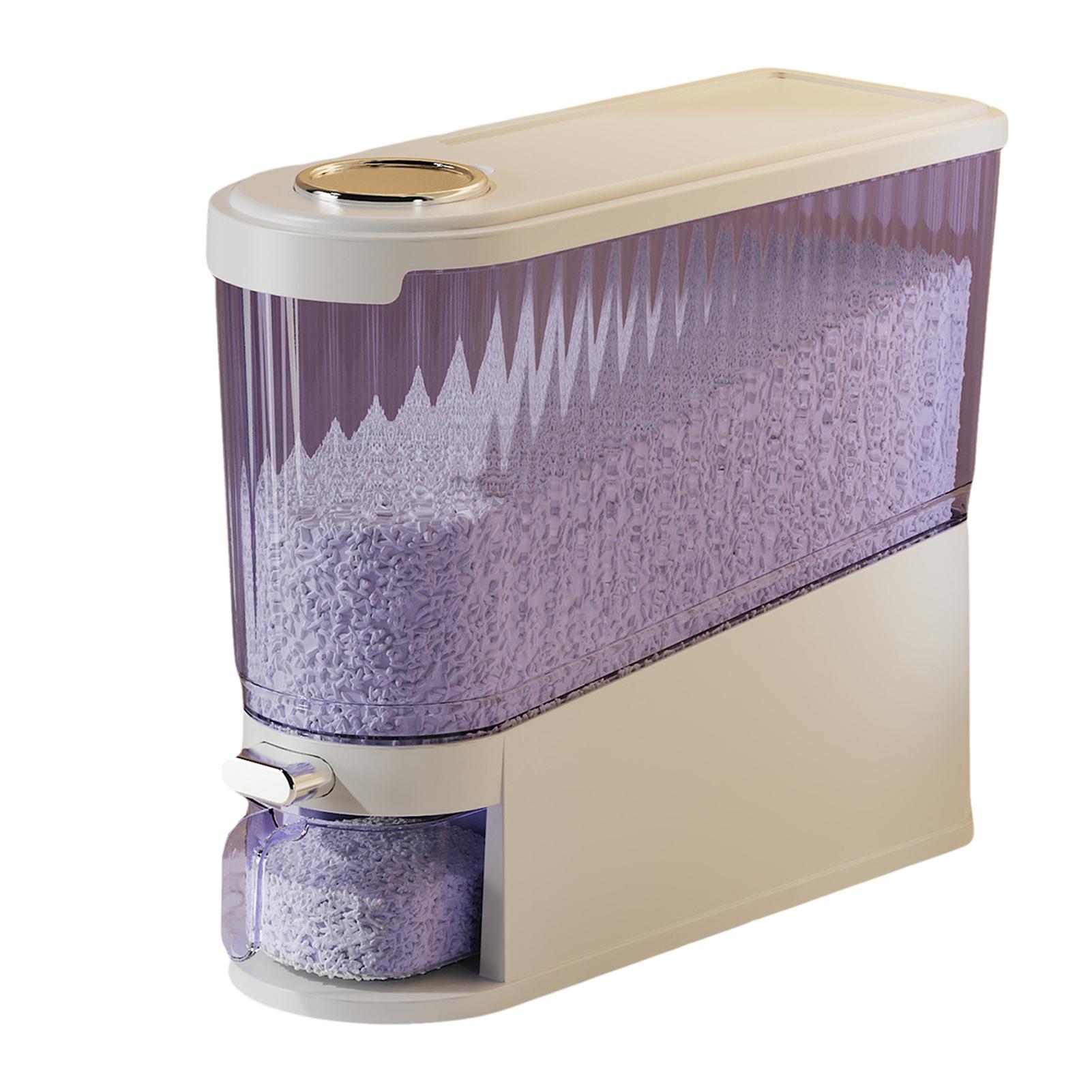 

Food Storage Bucket Household Insect-proof and Moisture-proof Sealed Food-grade Cereal Storage Container Rice Grain Storage Box фіолетовий