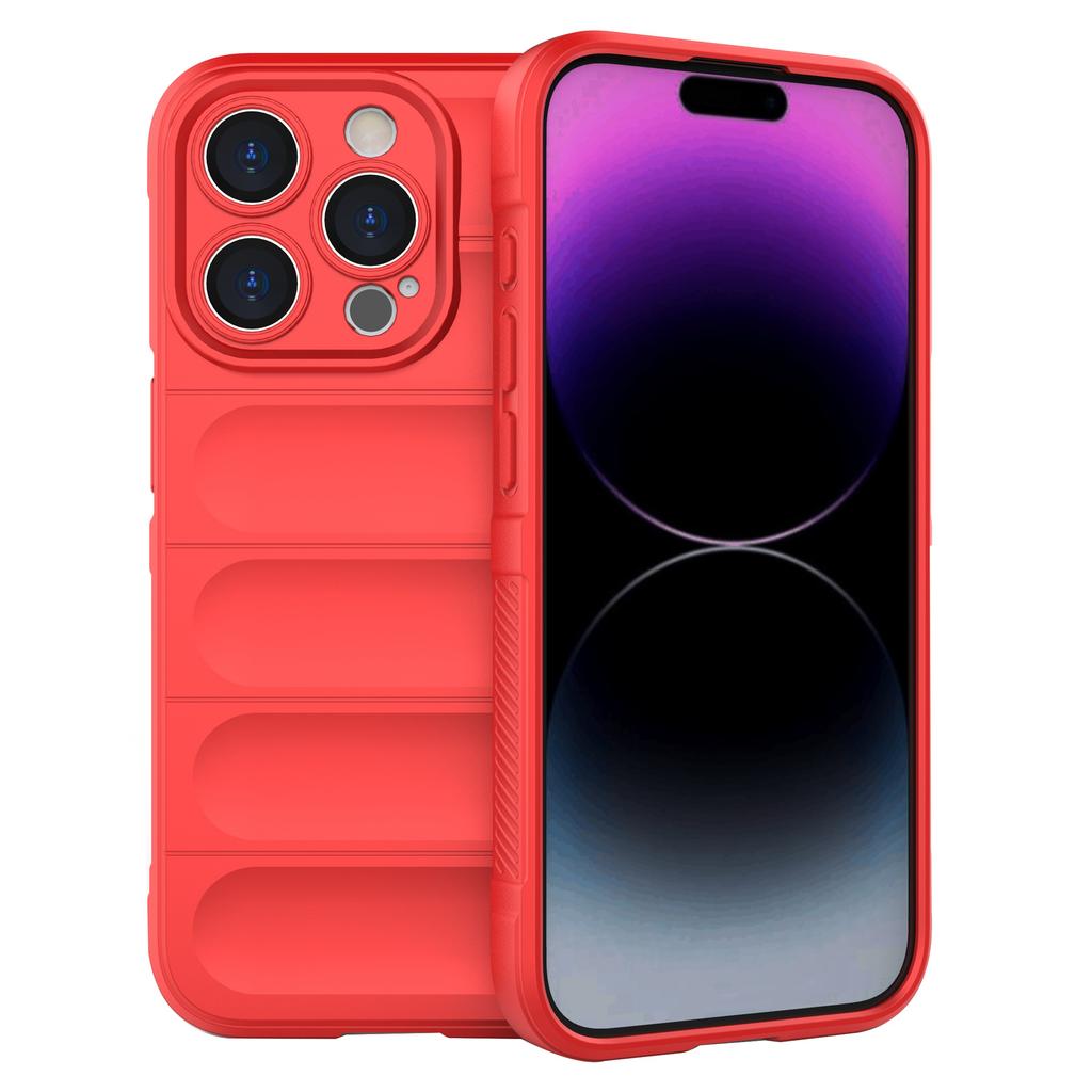 For iPhone 15 Pro Slim-Fit TPU Mobile Phone Case Anti-drop Rugged Cell Phone Back Cover