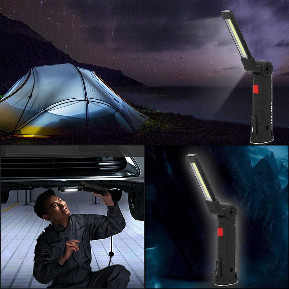 Multi Function Folding Handheld Work Lamp Outdoor Emergency Light with Battery