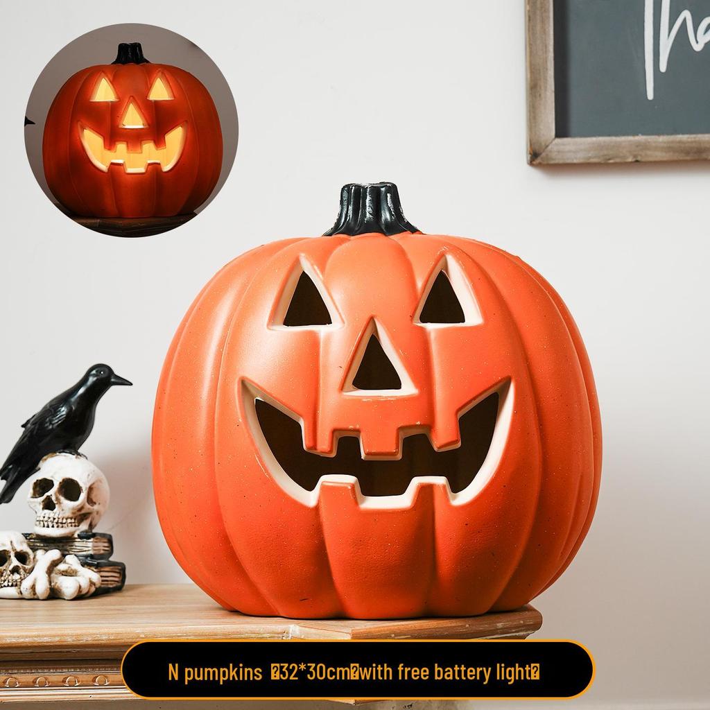 Halloween Large Pumpkin Lantern: Festive Decor for Doorways, Bars, and Shops