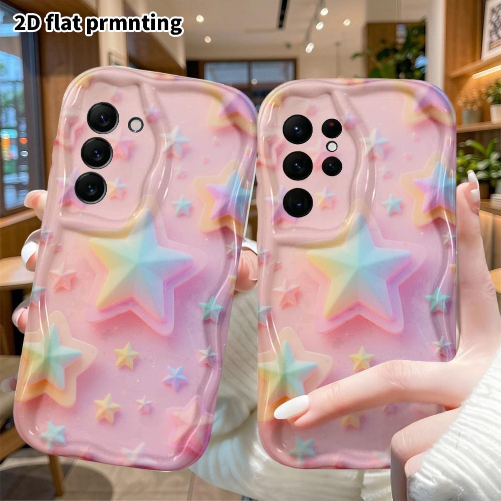 Phone Case: 2D Flat Samsung Galaxy A34 A35 M05 M06 S20 S22 S21 FE Plus 5G Protective Case, Three-dimensional Edges, Perfect Christmas and Halloween Ho