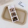 3Pcs/Set Fashion Coffee Color Frosted Geometric Hairpins Crab Hair Clips Barrettes for Women Girls Hair Accessories Headwear