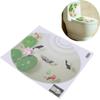 Creative Removable Toilet Lid Sticker Fish Lotus Pond Pattern Toilet Seat Cover Home Decoration