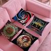 Sound Grateful Dead-Band Pillow Case Silky Short Plush With Invisible Zipper Dustproof Sofa Cushion Cover For Home Decor
