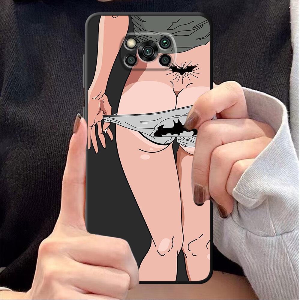Handyhülle für Poco X3 Pro X3 NFC F3 GT F1 C40 M4 5G X4 F4 M3 F3 GT X3 GT F4 GT Sexy Girls Ass Muster TPU Soft Bumper Luxus